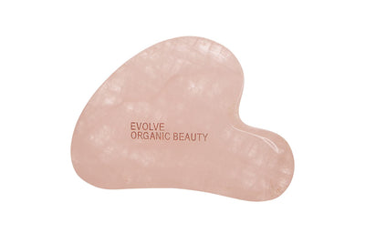 Evolve Beauty Accessories Rose Quartz Gua Sha Tool