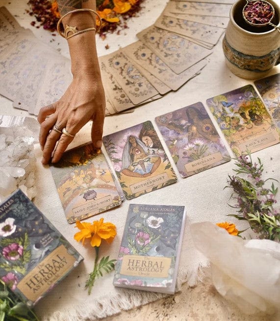 Anima Mundi Gift Set Herbal Astrology Oracle - Card Deck & Guidebook