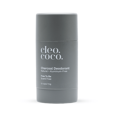 Cleo + Coco Deodorant Free To Be Unscented Charcoal Deodorant