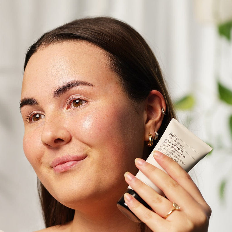 Evolve Beauty Sunscreen Climate Defence Facial Cream SPF30