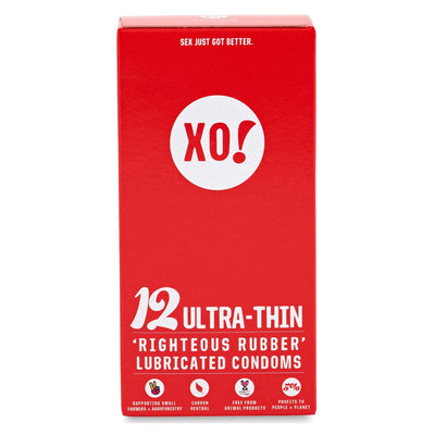 Here We Flo Condoms XO! Ultra Thin Fairly Traded Rubber Condoms