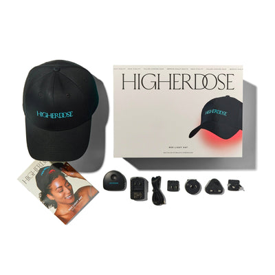 HigherDose Wellness Tools Red Light Hat