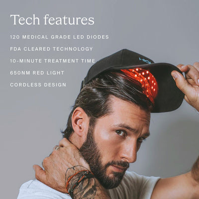 HigherDose Wellness Tools Red Light Hat