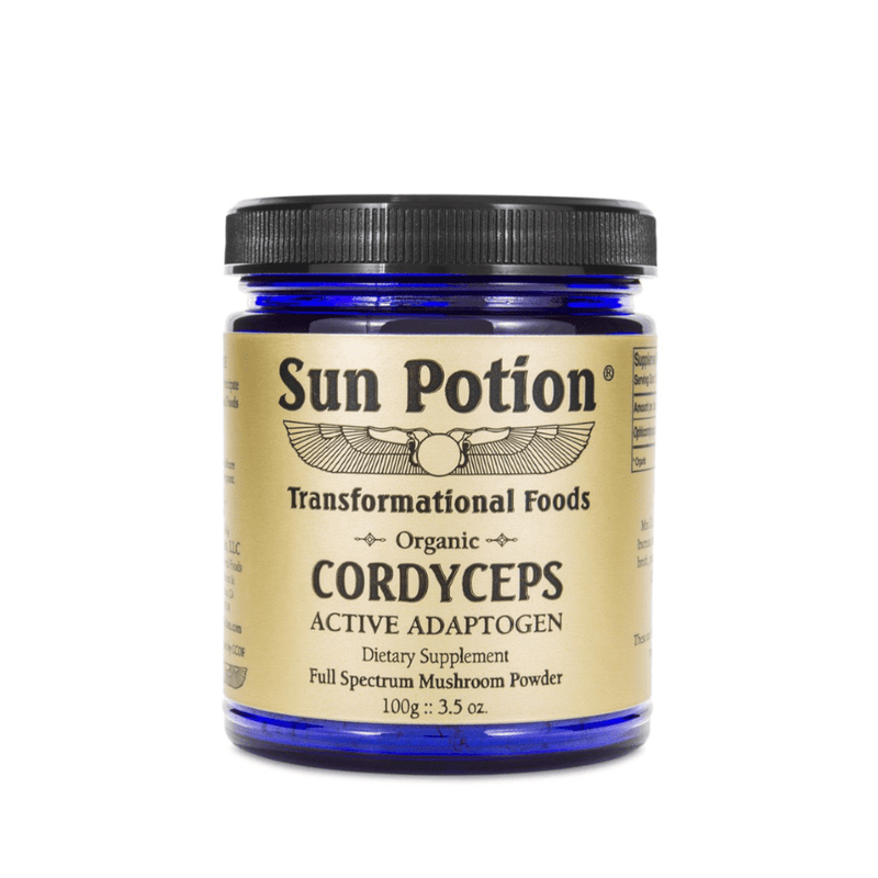 Sun Potion Adaptogens Organic Cordyceps Mushroom Powder