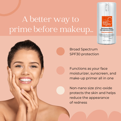 Suntegrity Sunscreen Moisturizing Mineral Face Sunscreen & Primer, Broad Spectrum SPF 30