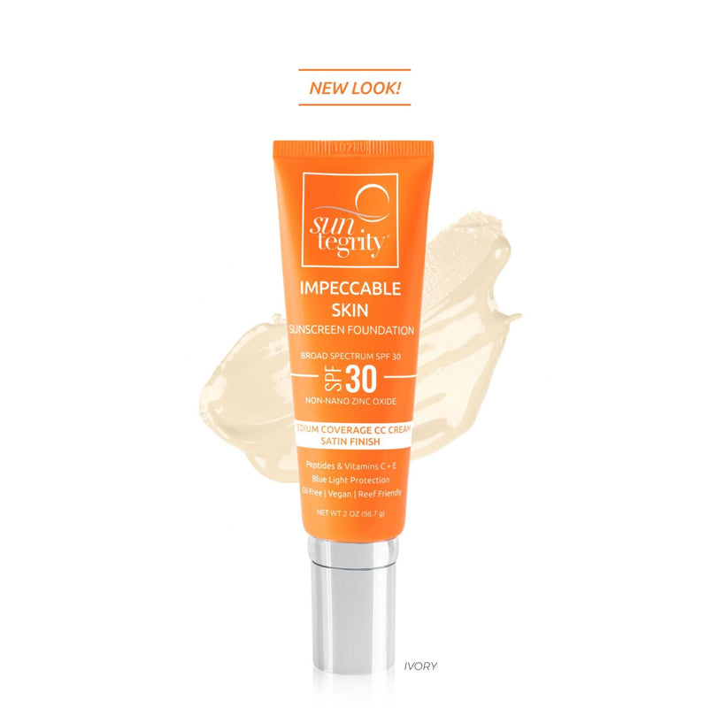 Suntegrity Tinted Moisturiser Ivory Impeccable Skin Sunscreen Foundation SPF30