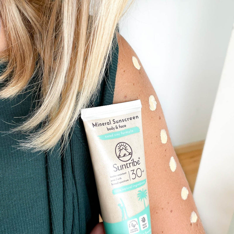 Suntribe Sunscreen Organic Natural Mineral Sunscreen SPF30