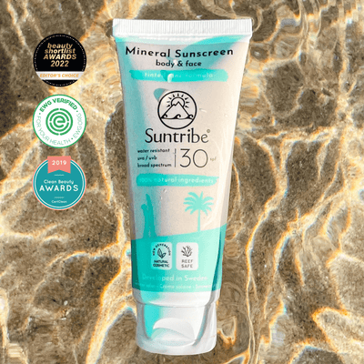 Suntribe Sunscreen Organic Natural Mineral Sunscreen SPF30