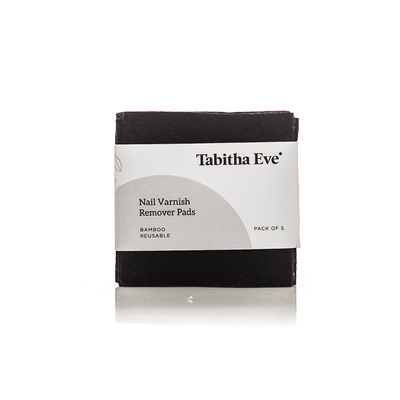 Tabitha Eve Accessories Bamboo Nail Varnish Remover Pads, Pack of 5