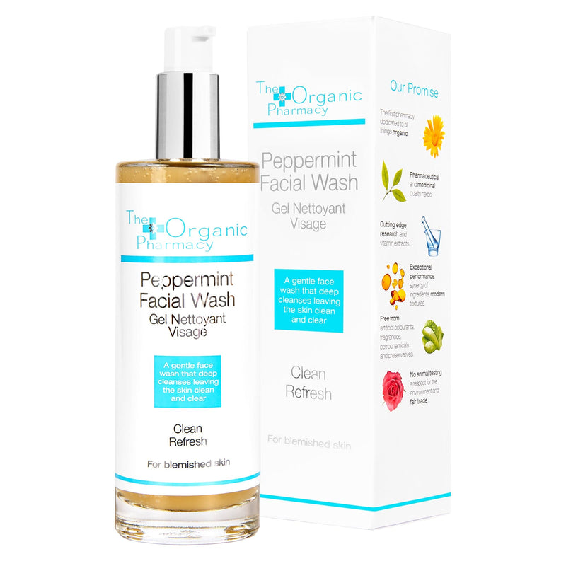 The Organic Pharmacy Cleanser Peppermint Facial Wash